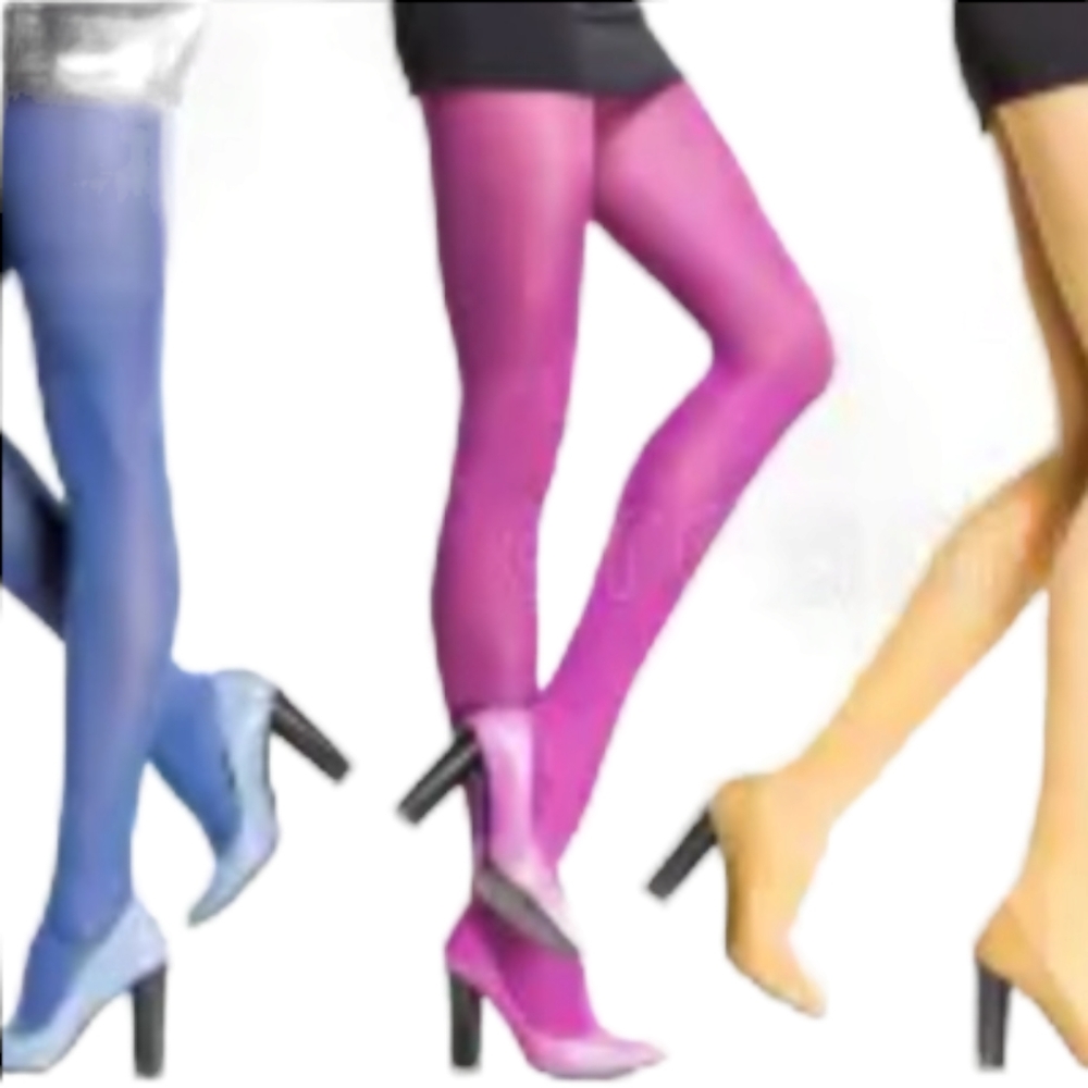 Colored Tights Hosiery Bundle of 6 Pair NWT